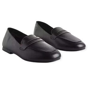 Torrid Square Toe Loafer Black 7 WW NWT